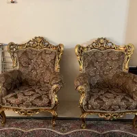 مبل سلطنتی ۹ نفره|مبلمان خانگی و میز عسلی|ساوه, |دیوار