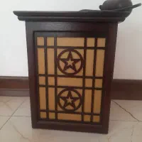 لوستر چوبی نو نو طرح دار