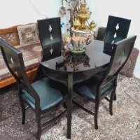 دو دست میز ناهار خوری چهار نفره تمیز و سالم|میز و صندلی غذاخوری|لاهیجان, بوجایه|دیوار