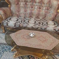 مبل سلطنتی ۱۰نفره همراه با ساعت ایستاده|مبلمان خانگی و میز عسلی|سقز, |دیوار