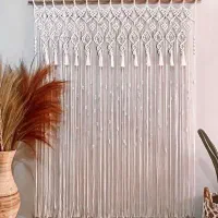 پرده های مکرومه|پرده، رانر، رومیزی|شهرکرد, |دیوار