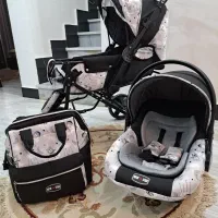 فروش ست سه تیکه کالسکه،کریر و ساک کودک