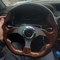 فرمان اسپرت طرح مومو پراید معاوضه با فرمان فابریک