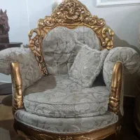 مبل استیل تاج بلند با میز ناهارخوری 10 نفره|مبلمان خانگی و میز عسلی|تهران, شهرک مخابرات|دیوار