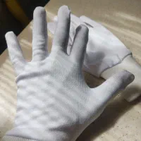 دستکش تریکو سفید