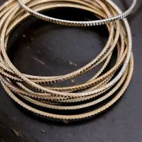 النگو طلاروس دو رنگ