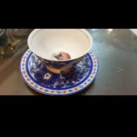 کاسه وبشقاب  طرح قاجار