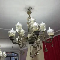 لوستر برنجی|لوستر و چراغ آویز|تبریز, |دیوار