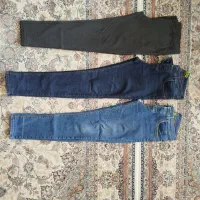 شلوار لی و پارچه ای