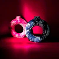 گلدان های دوناتی باطراحی های منحصر به فرد کاستوم