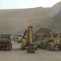 خاکبرداری گودبرداری بیل لودر تخریب مخلوط ریزی خاک