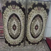 یک جفت پشتی وموکت کناره وقالی