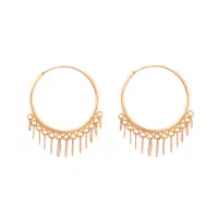 گوشواره حلقه ای پولکی|جواهرات|بندرعباس, |دیوار