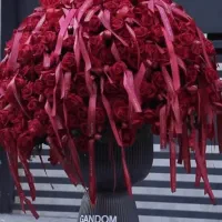 دسته گل بزرگ رزهلندی