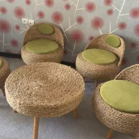میز و صندلی حصیری