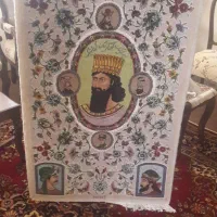 تابلو فرش دستباف شاهان 100*140