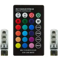 چراغ شب ریموت دار چند رنگ