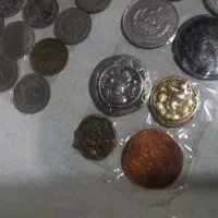 سکه های نقره وشاهی قدیمی وتسبیح