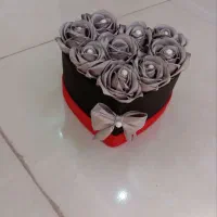 دسته گل روبانی|گل مصنوعی|سقز, |دیوار