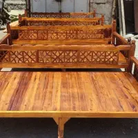 تولید تخت سنتی چوب روس