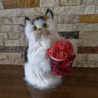 عروسک تزئینی گربه