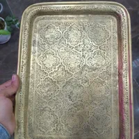 سینی برنجی قدمت زندیه