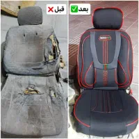 تعمیر صندلی/ نصب کفی یک تیکه/ سلفون صندلی