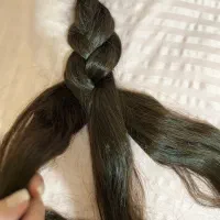 موی سر یک متری بدون رنگ