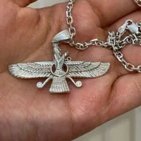 گردنبند نقره فروهر