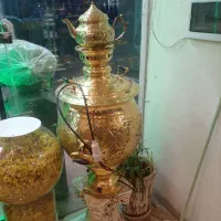 سماور برقی ۵۰ لیتری برنزی