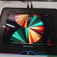 کول پد فن خنک کننده لپتاپ دیپ کول n80 rgb|قطعات و لوازم جانبی رایانه|تبریز, |دیوار