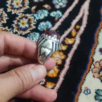 انگشتر نقره کار دست
