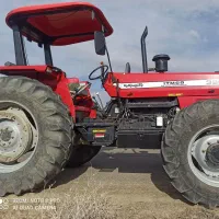 شخم با تراکتور شش سیلندر