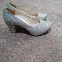 کفش مجلسی نقره ای
