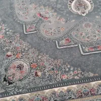 فرش ۶متری۷۰۰شانه طوسی باگلهای ریز