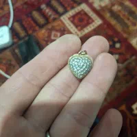 پلاک طلا باسنگ های برلیان