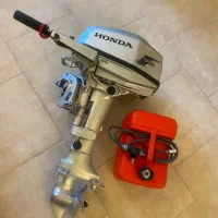 قایق ۵۰۰کیلو+موتور هوندا ژاپن  - دنده ای