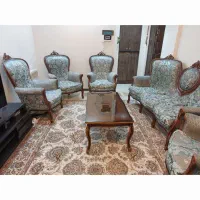 مبل هفت نفره نیمه استیل
