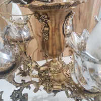 لوستر برنز قدیمی|لوستر و چراغ آویز|گرمدره, |دیوار
