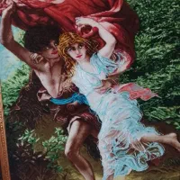 تابلو فرش آذرخش دستباف اصیل