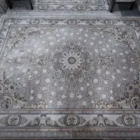 فرش کاشان 1500شانه رنگ فیلی