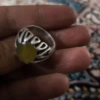 انگشتر نقره یاقوت