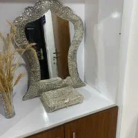 آینه و شمعدان ملیله و میز کنسول ملیله