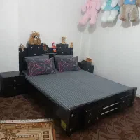 تخت،کنسول آینه،بوفه|تخت و سرویس خواب|محمدیه-قزوین, |دیوار