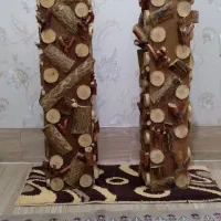 گلدان چوبی
