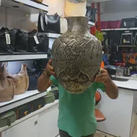 گلدان مسی قلم کاری دستی