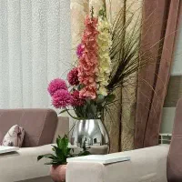 گل با گلدان