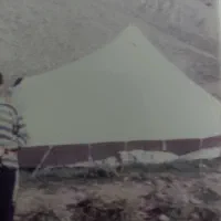 فروش چادر ۱۶ نفره خارجی شیری رنگ