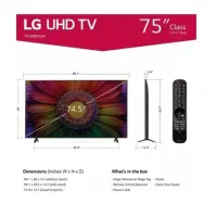 تلویزیون 75/86 اینچ (سینما خانگی) هوشمند‌LG الجی|تلویزیون و پروژکتور|مشهد, کوی المهدی|دیوار