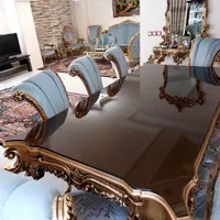 مبلمان ۹نفره و غذاخوری ۸ نفره کلاسیک|مبلمان خانگی و میز عسلی|خوی, |دیوار